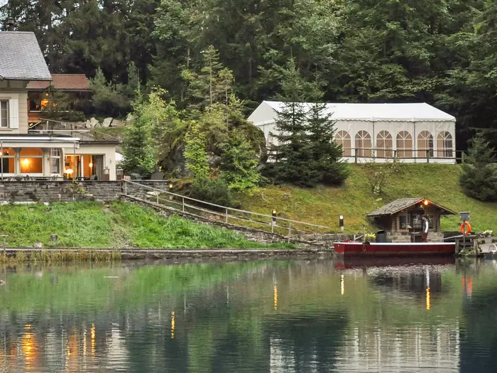 Partyzelt Hotel Blausee