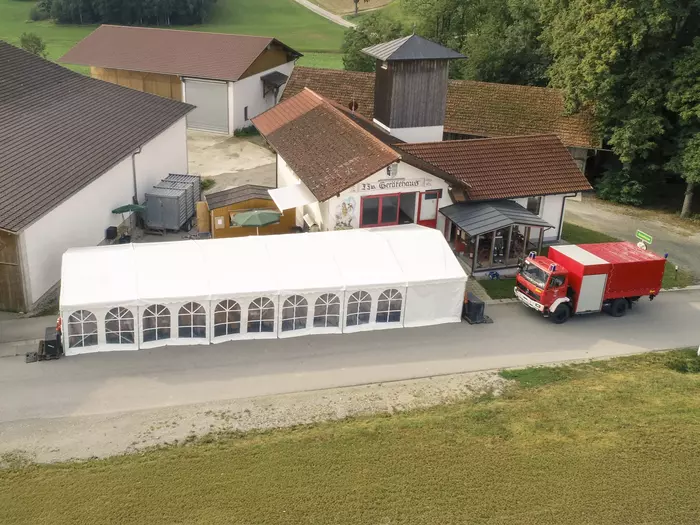 Festzelt für Feuerwehr